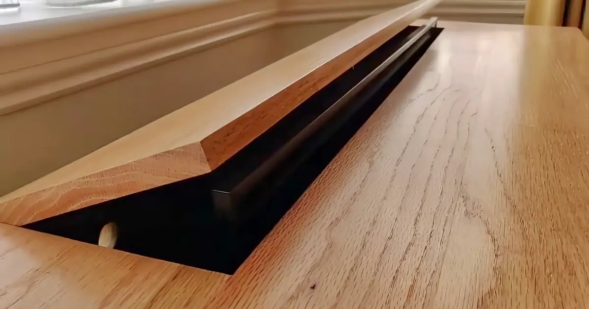 Living Room Bay Window TV Lift Installation