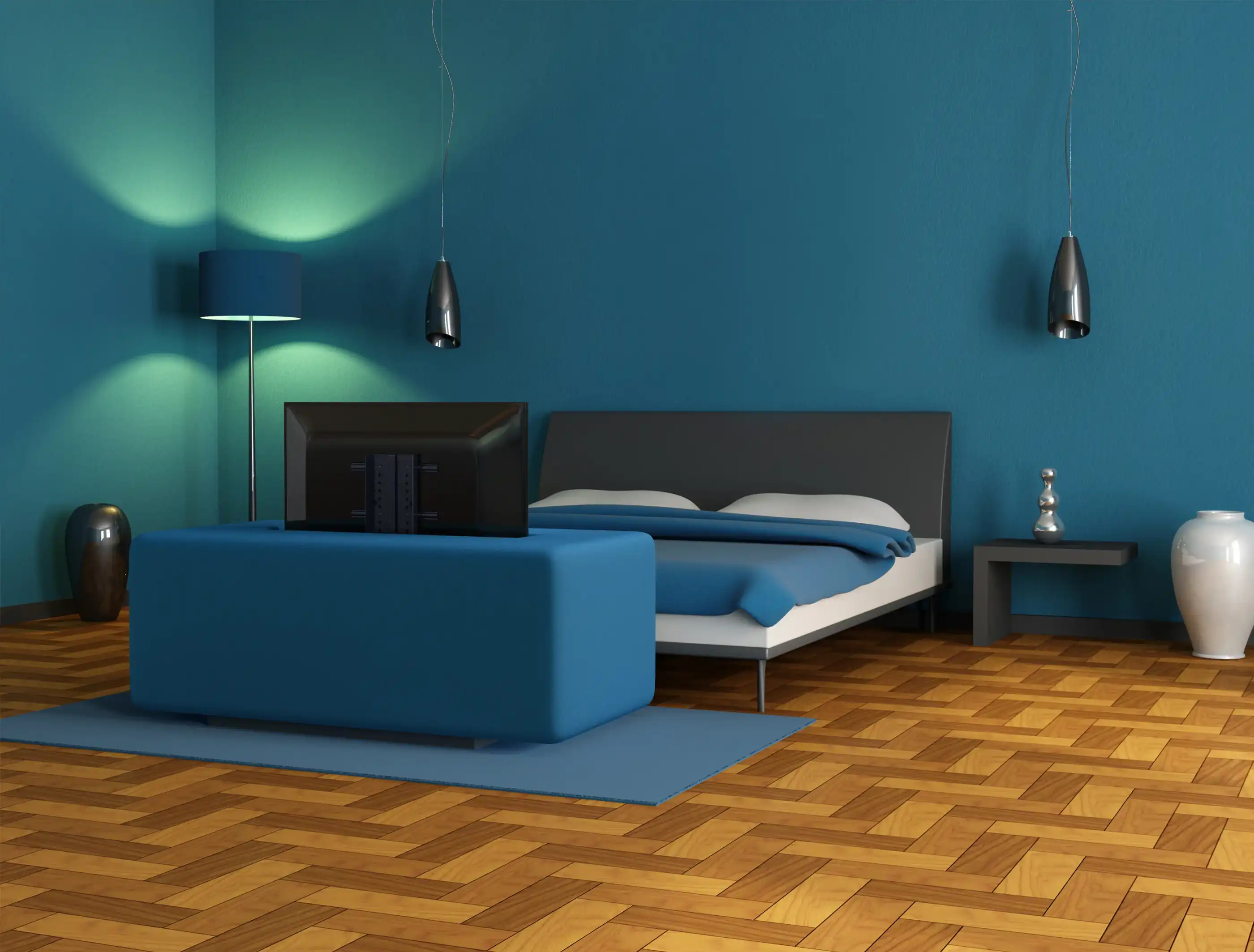 Tv coming out of bed deals